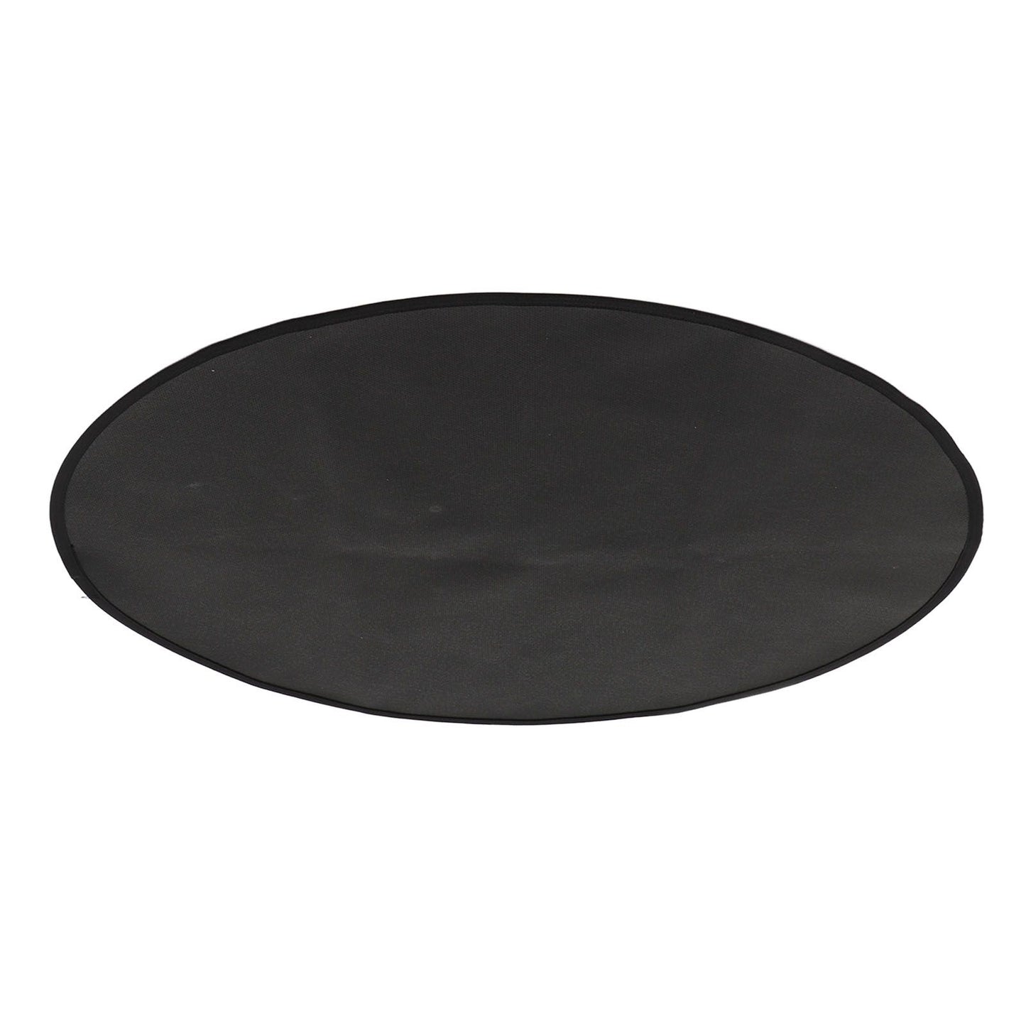 Grill Mat Fireproof High Temperature Resistance Washable Reusable Round BBQ Mat Black 24in / 60cm Dia V1294-YM3117220240711-0421