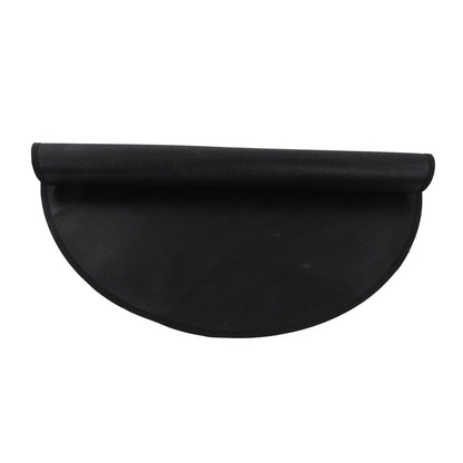 Grill Mat Fireproof High Temperature Resistance Washable Reusable Round BBQ Mat Black 32in / 82cm Dia V1294-YM3117220240712-0421
