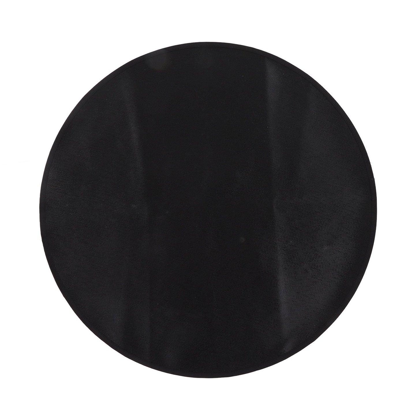 Grill Mat Fireproof High Temperature Resistance Washable Reusable Round BBQ Mat Black 36in / 92cm Dia V1294-YM3117220240713-0421