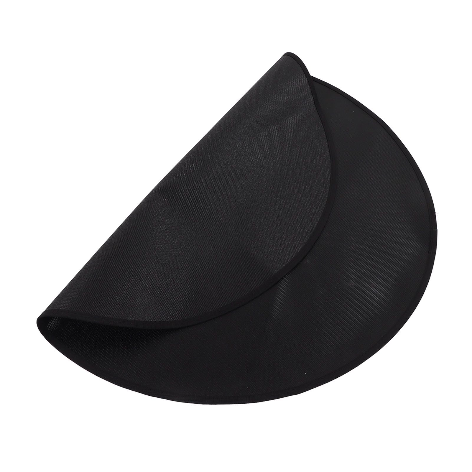 Grill Mat Fireproof High Temperature Resistance Washable Reusable Round BBQ Mat Black 36in / 92cm Dia V1294-YM3117220240713-0421