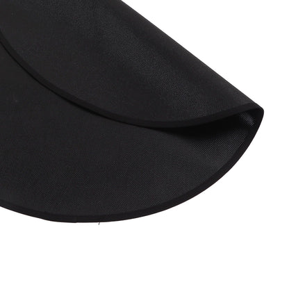 Grill Mat Fireproof High Temperature Resistance Washable Reusable Round BBQ Mat Black 36in / 92cm Dia V1294-YM3117220240713-0421