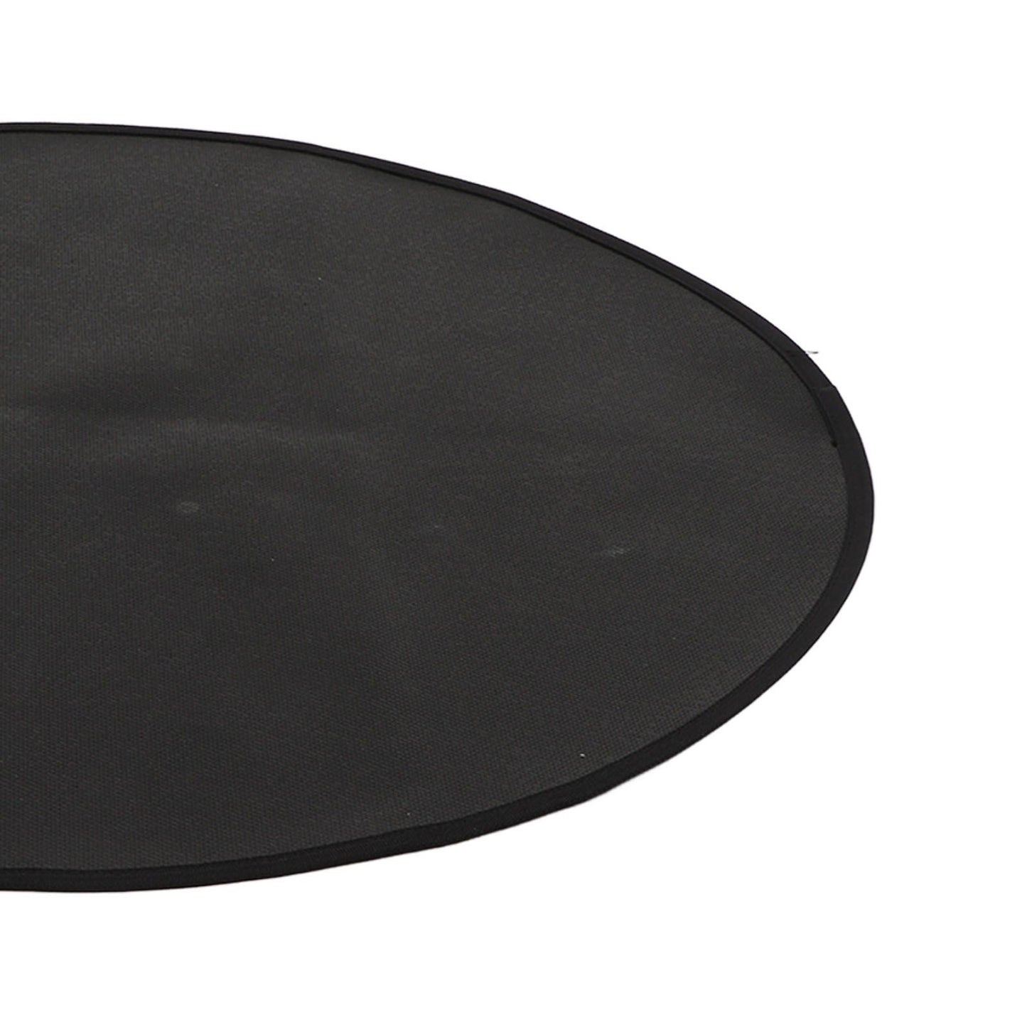 Grill Mat Fireproof High Temperature Resistance Washable Reusable Round BBQ Mat Black 36in / 92cm Dia V1294-YM3117220240713-0421