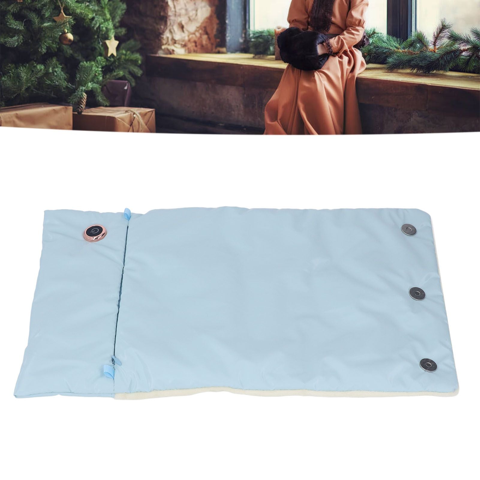 Office Hand Electric Heated Warming Bag USB Lightweight Portable Fashionable Home Heating Hand Muff Blue V1294-YM3117220241013-0421