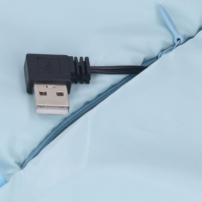 Office Hand Electric Heated Warming Bag USB Lightweight Portable Fashionable Home Heating Hand Muff Blue V1294-YM3117220241013-0421