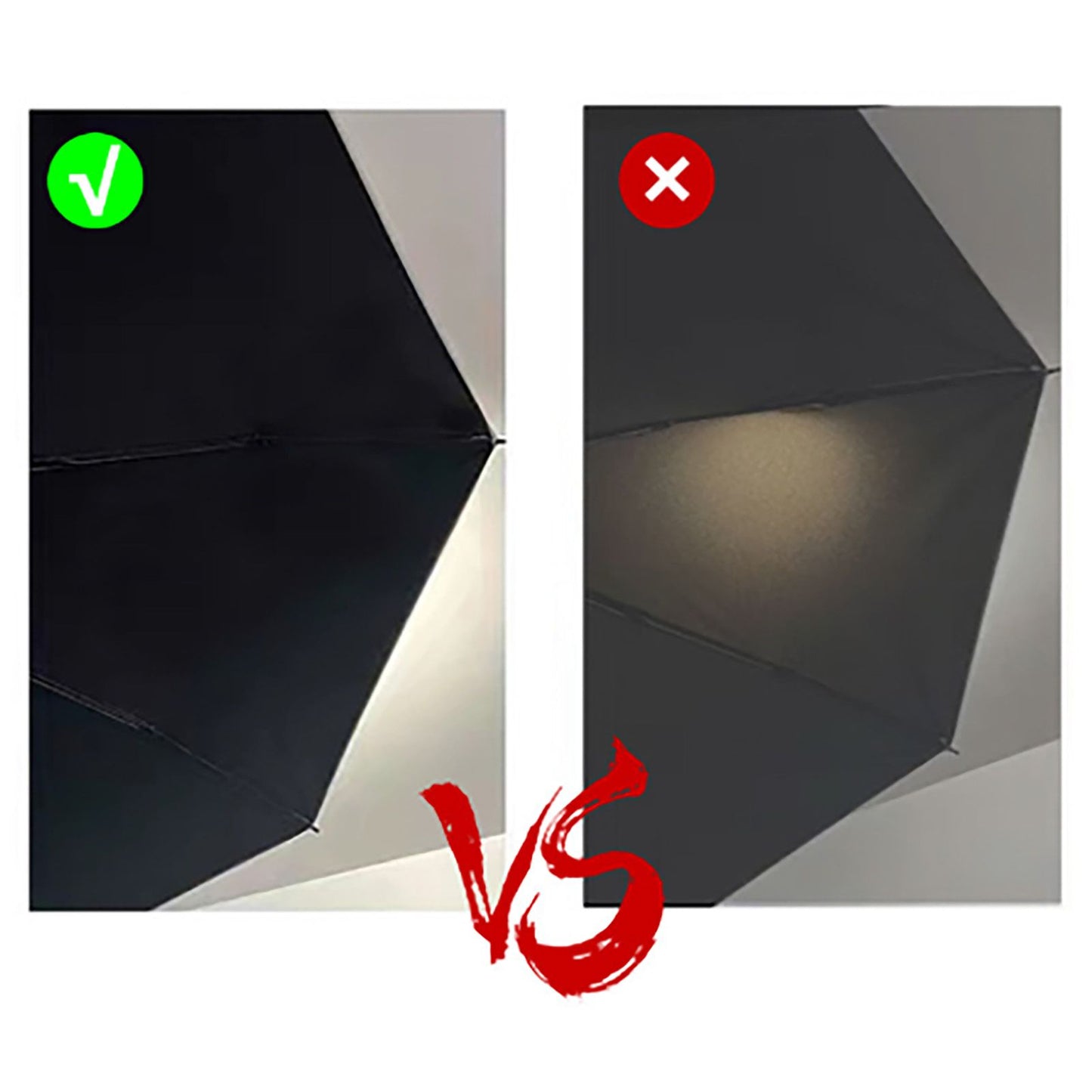 Capsule Umbrella Mini Pocket UV Resistant 2 Use 5 Section 8 Edged Outdoor Accessories Black V1294-YM3117220243713-0421
