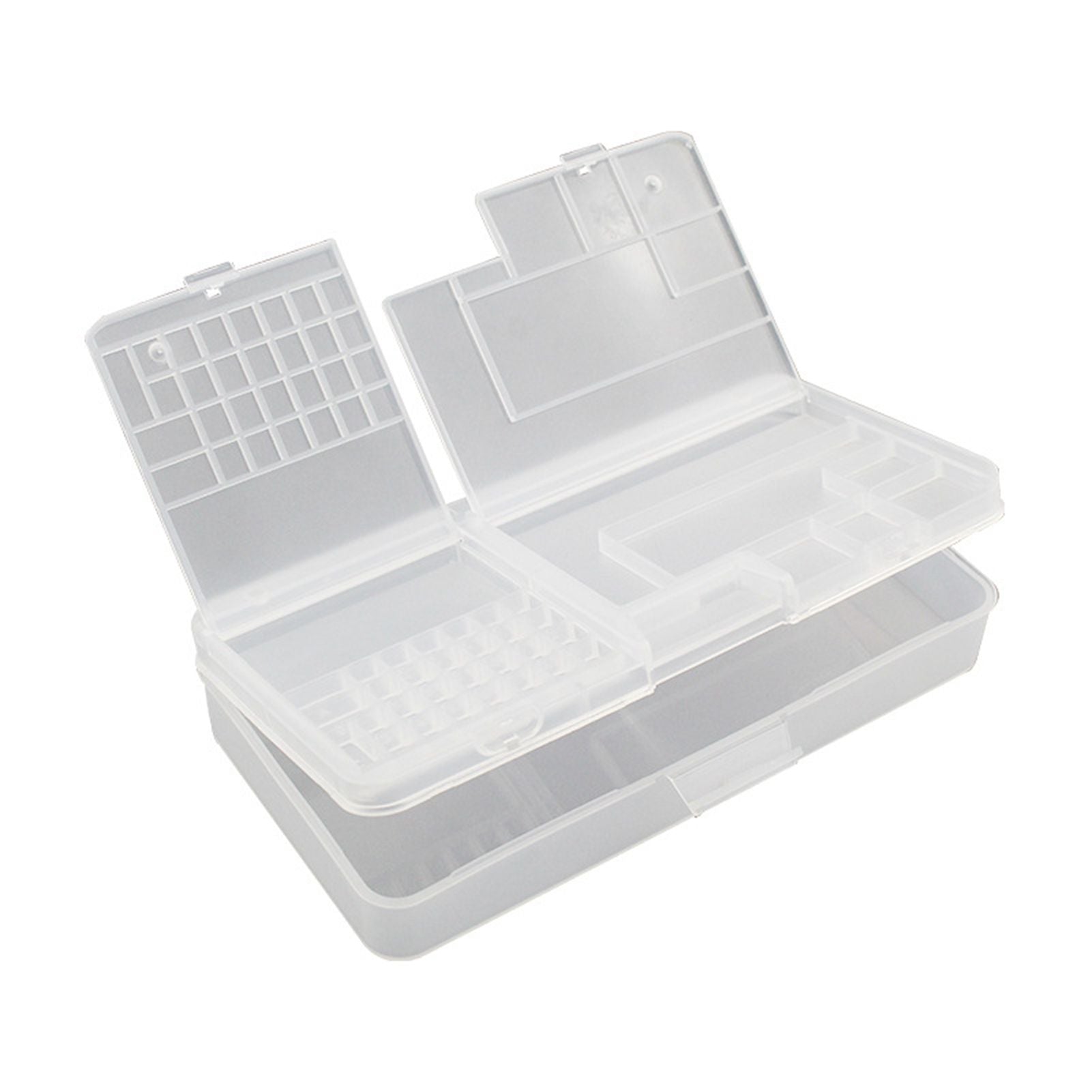 Electronic Components Storage Box Multipurpose Double Layer Rectangular PP Clear Component Containers V1294-YM3117220245311-0421
