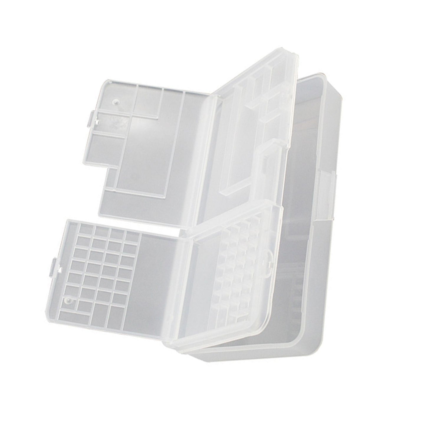Electronic Components Storage Box Multipurpose Double Layer Rectangular PP Clear Component Containers V1294-YM3117220245311-0421