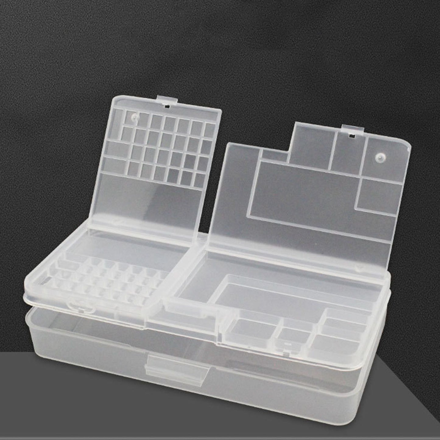 Electronic Components Storage Box Multipurpose Double Layer Rectangular PP Clear Component Containers V1294-YM3117220245311-0421