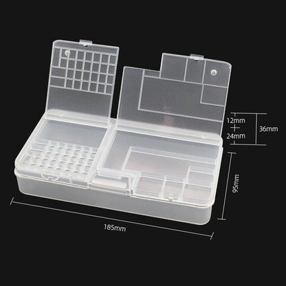 Electronic Components Storage Box Multipurpose Double Layer Rectangular PP Clear Component Containers V1294-YM3117220245311-0421