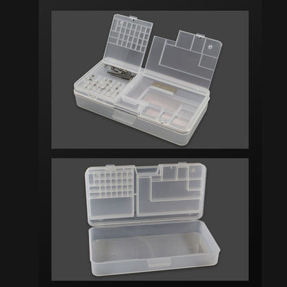 Electronic Components Storage Box Multipurpose Double Layer Rectangular PP Clear Component Containers V1294-YM3117220245311-0421
