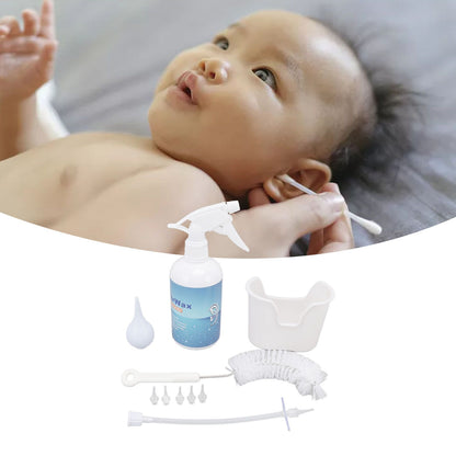 Ear Cleaning Kits 500ml Professional Ear Washer Irrigation Flushing Kit Ear Wax Removal Tool for Home Use V1294-YM3117220246111-0421