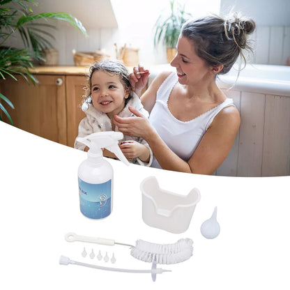 Ear Cleaning Kits 500ml Professional Ear Washer Irrigation Flushing Kit Ear Wax Removal Tool for Home Use V1294-YM3117220246111-0421