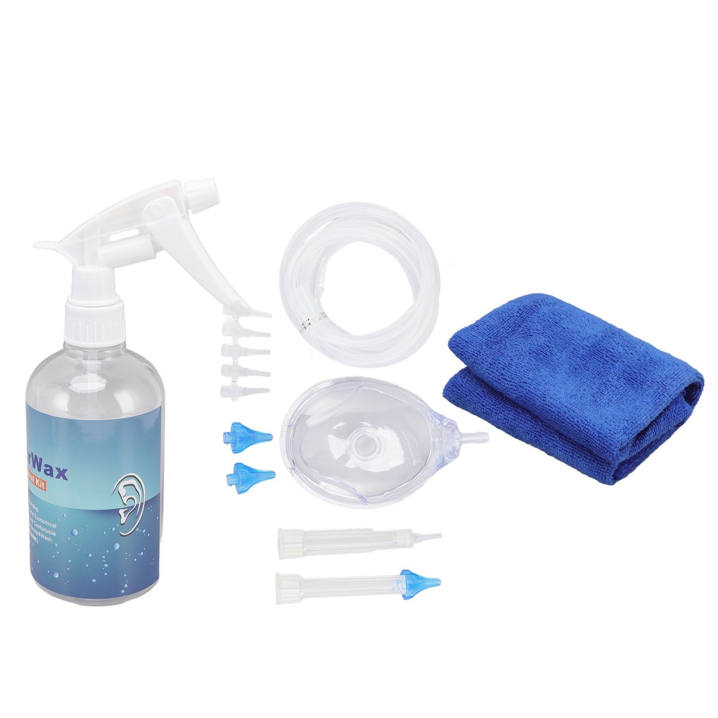 Ear Cleaning Kits 500ml Ear Washer Spray Bottle System with Professional Ear Muff Ear Wax Removal Tool for V1294-YM3117220246211-0421