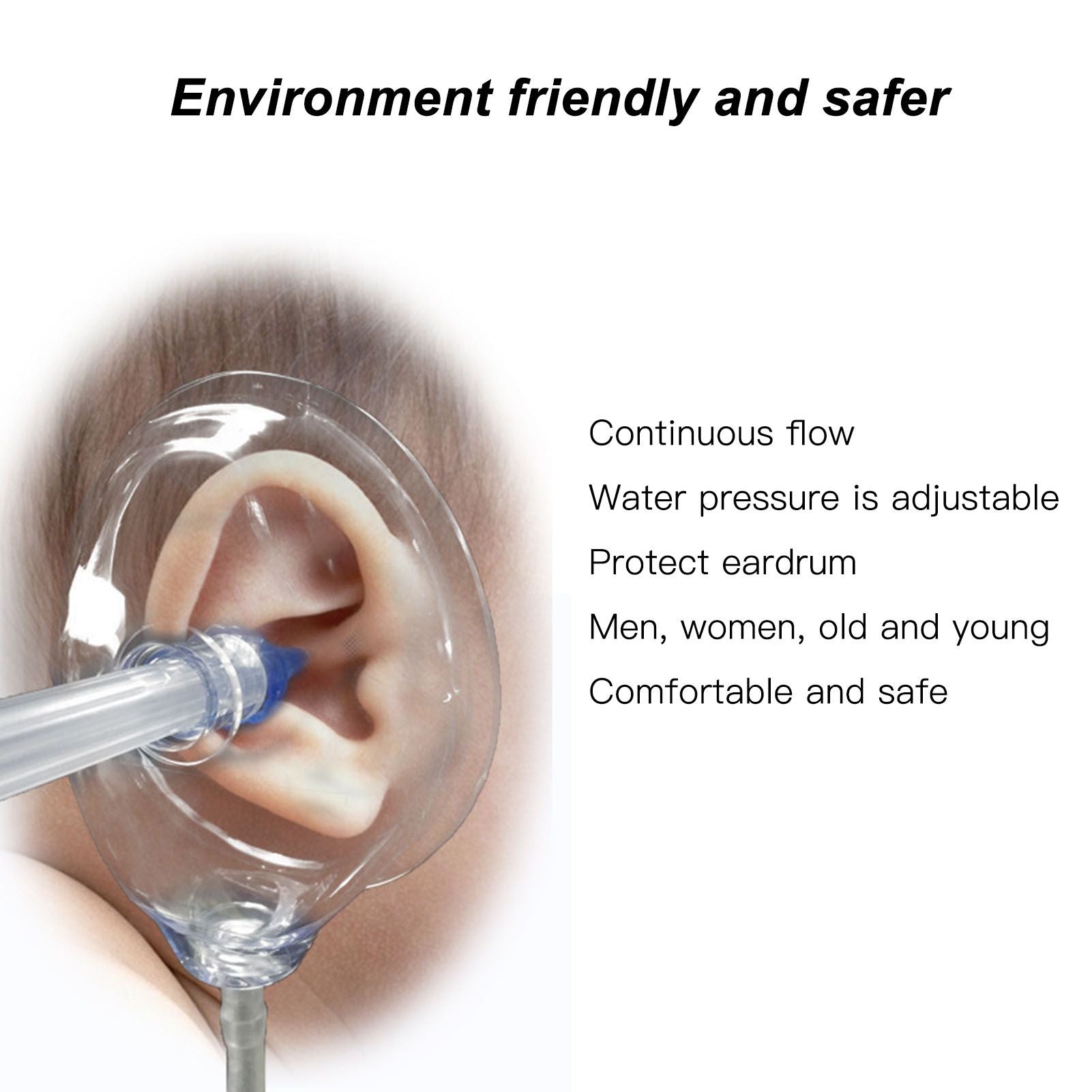 Ear Cleaning Kits 500ml Ear Washer Spray Bottle System with Professional Ear Muff Ear Wax Removal Tool for V1294-YM3117220246211-0421