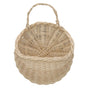 Wall Hanging Rattan Basket Multifunctional Wall Mounted Woven Storage Basket for Home Beige V1294-YM3117220247011-0421