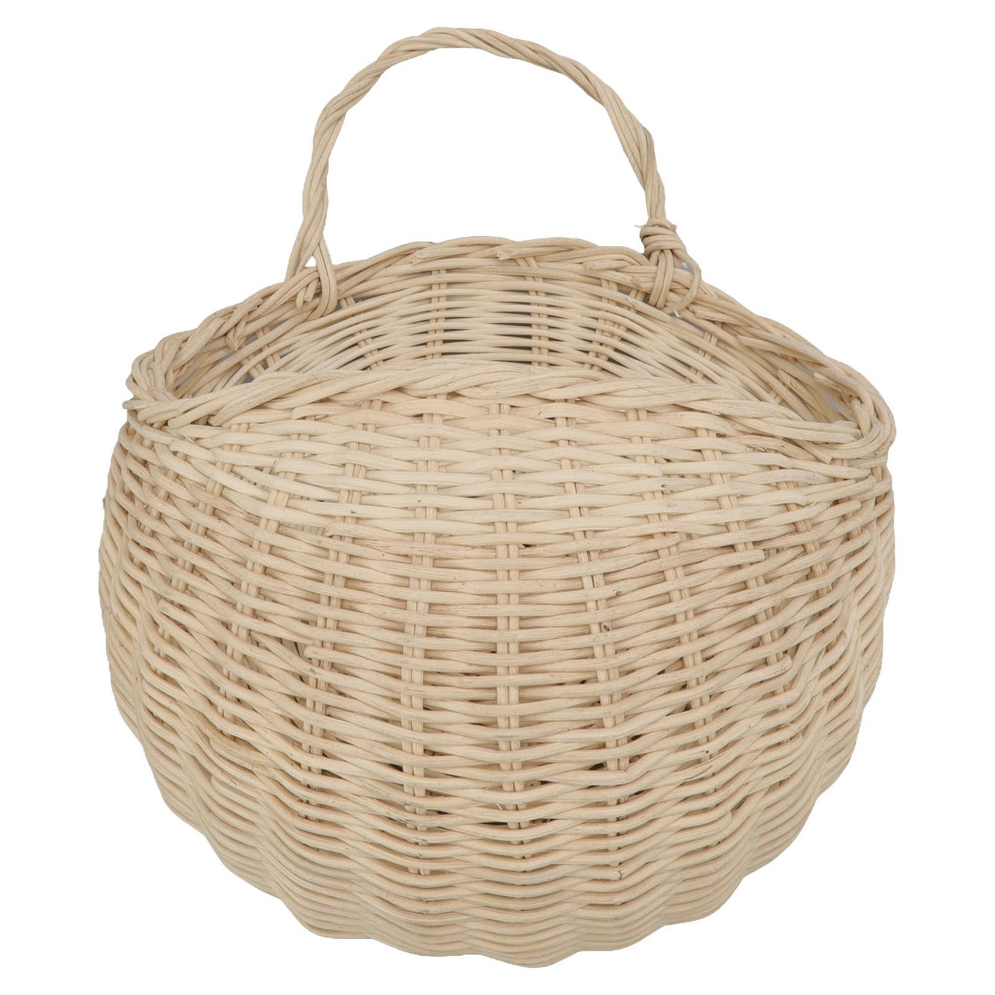 Wall Hanging Rattan Basket Multifunctional Wall Mounted Woven Storage Basket for Home Beige V1294-YM3117220247011-0421