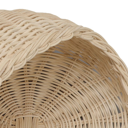 Wall Hanging Rattan Basket Multifunctional Wall Mounted Woven Storage Basket for Home Beige V1294-YM3117220247011-0421