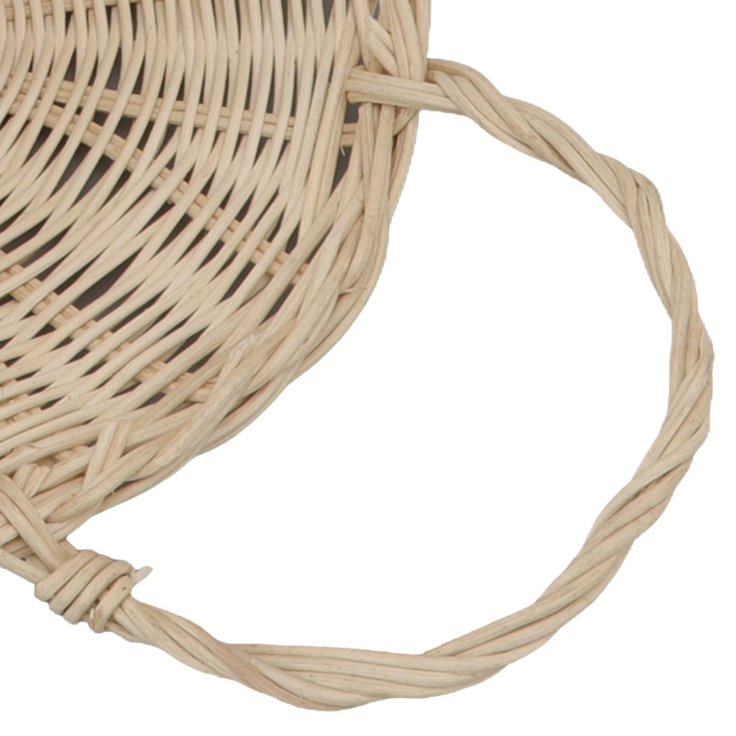 Wall Hanging Rattan Basket Multifunctional Wall Mounted Woven Storage Basket for Home Beige V1294-YM3117220247011-0421