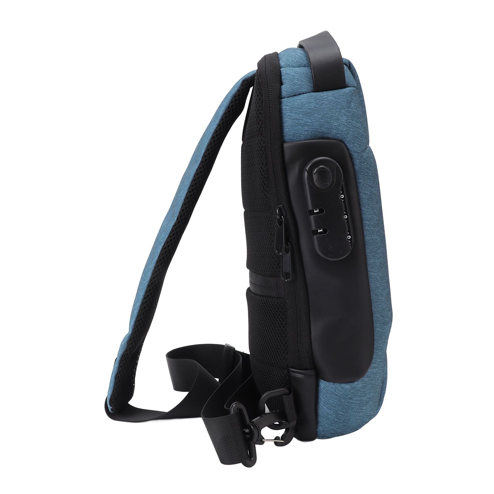 Shoulder Backpack Breathable Large Capacity Lockable Zipper Oxford Cloth Portable Sling Bag for Women Men OD V1294-YM3117220247112-0421