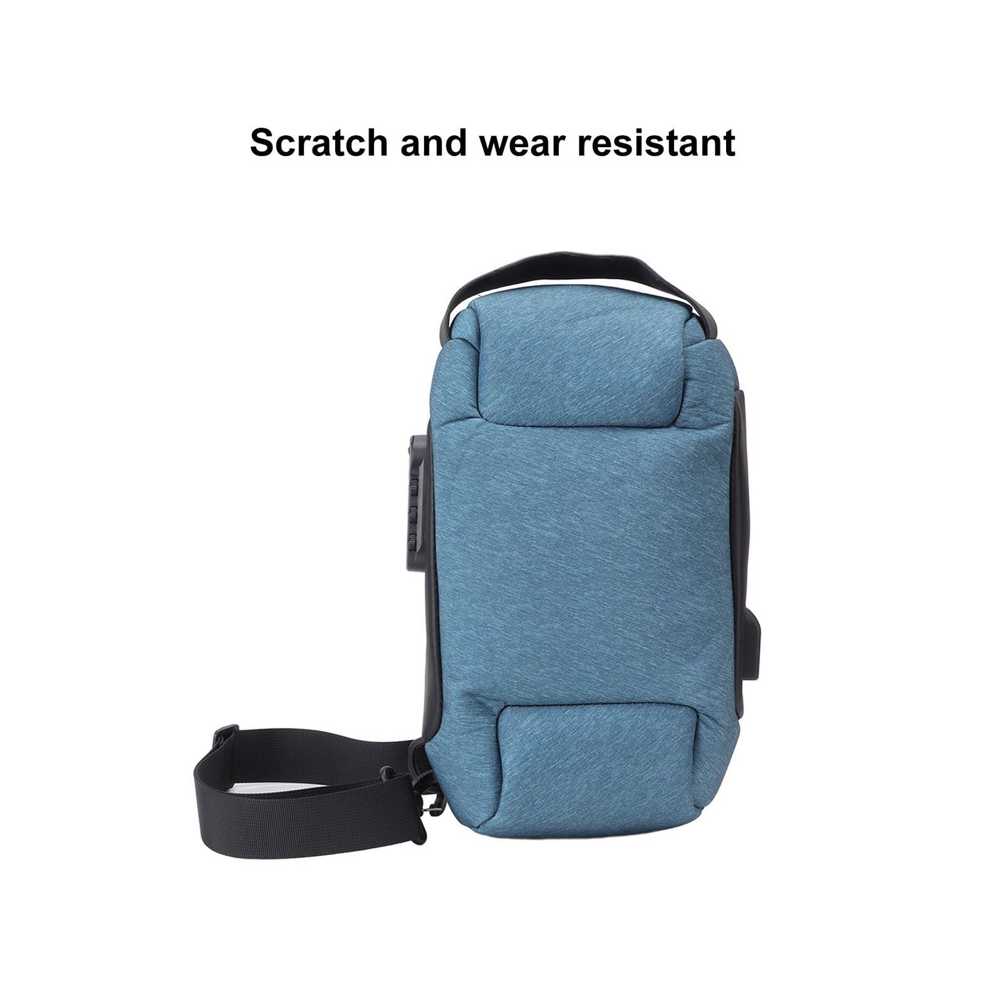 Shoulder Backpack Breathable Large Capacity Lockable Zipper Oxford Cloth Portable Sling Bag for Women Men OD V1294-YM3117220247112-0421