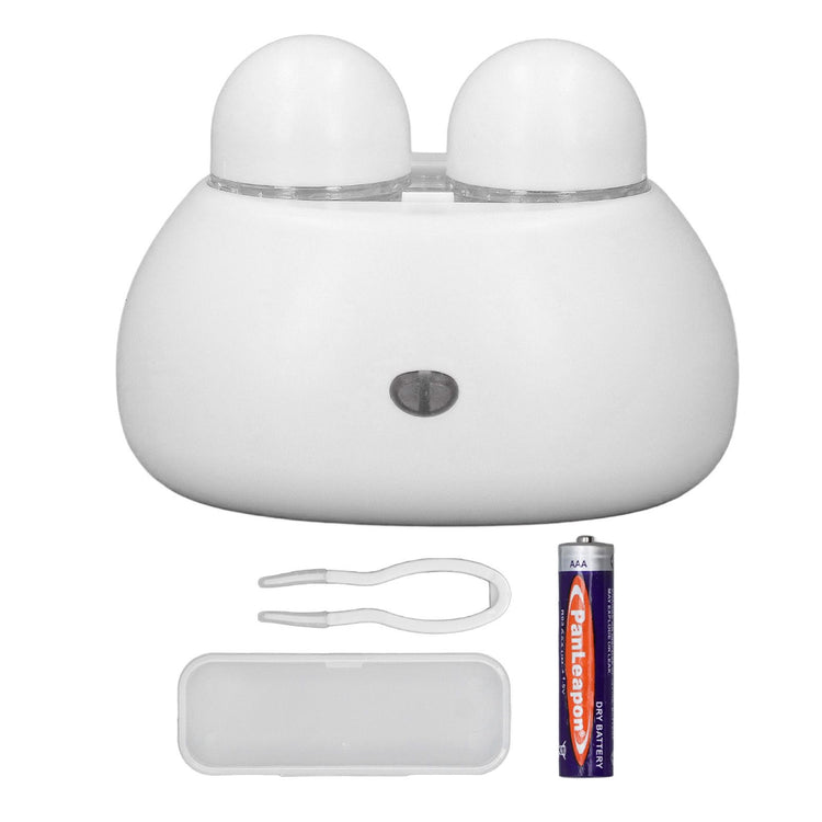 Contact Lens Cleaner Machine Automatic Portable Ultrasonic Contact Lens Cleaning Tool for Home White V1294-YM3117220247412-0421