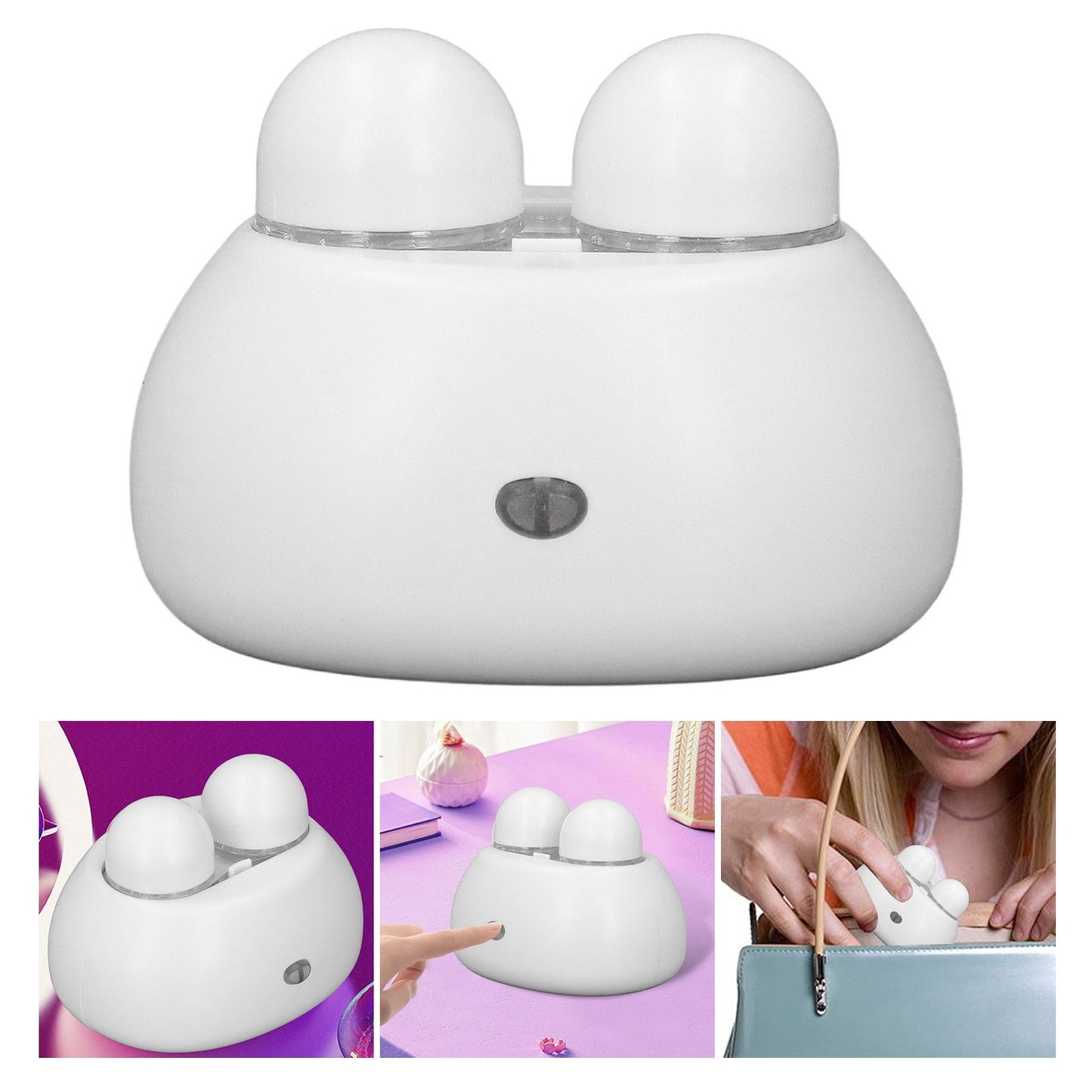 Contact Lens Cleaner Machine Automatic Portable Ultrasonic Contact Lens Cleaning Tool for Home White V1294-YM3117220247412-0421