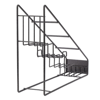 Wire Bottle Holder 4 Compartments Stainless Steel Syrup Bottle Holder Stable Coffee Spice Rack Shelf for V1294-YM3118220227811-0421