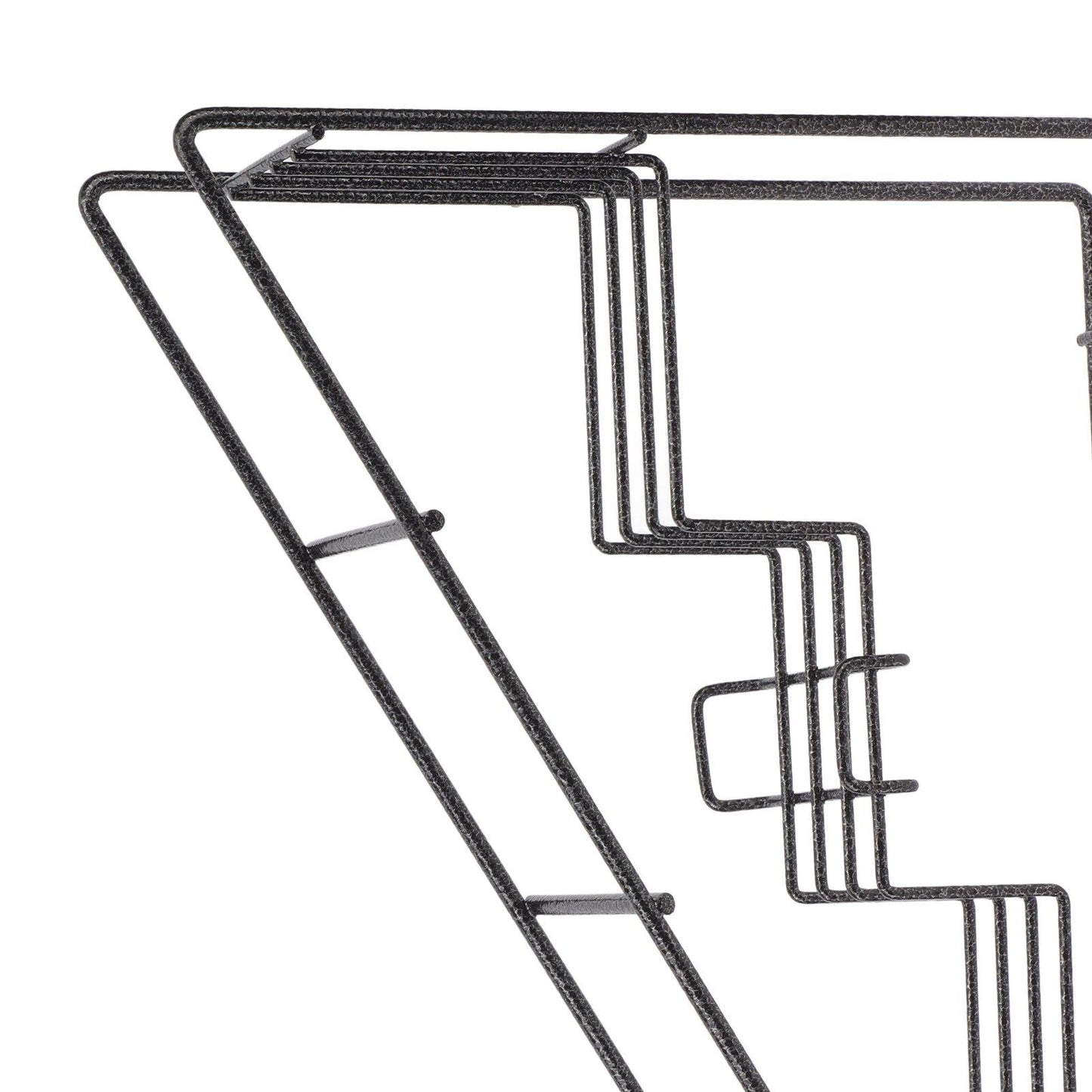 Wire Bottle Holder 4 Compartments Stainless Steel Syrup Bottle Holder Stable Coffee Spice Rack Shelf for V1294-YM3118220227811-0421