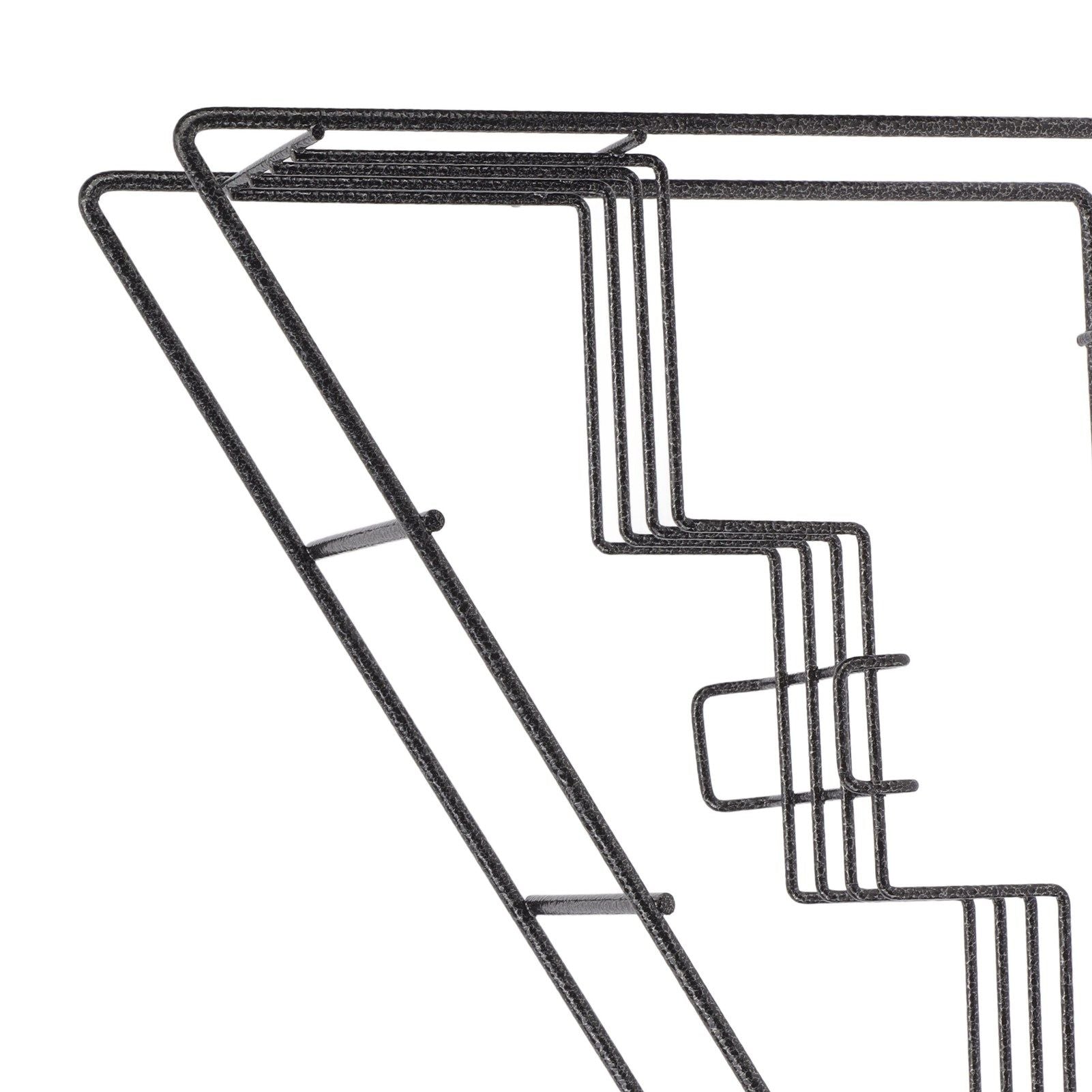 Wire Bottle Holder 4 Compartments Stainless Steel Syrup Bottle Holder Stable Coffee Spice Rack Shelf for V1294-YM3118220227811-0421