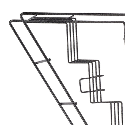 Wire Bottle Holder 4 Compartments Stainless Steel Syrup Bottle Holder Stable Coffee Spice Rack Shelf for V1294-YM3118220227811-0421