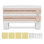 Cling Film Holder Wall Mount Multifunctional Cling Film Cutter with Screws for Kitchen Khaki V1294-YM3118220232611-0421