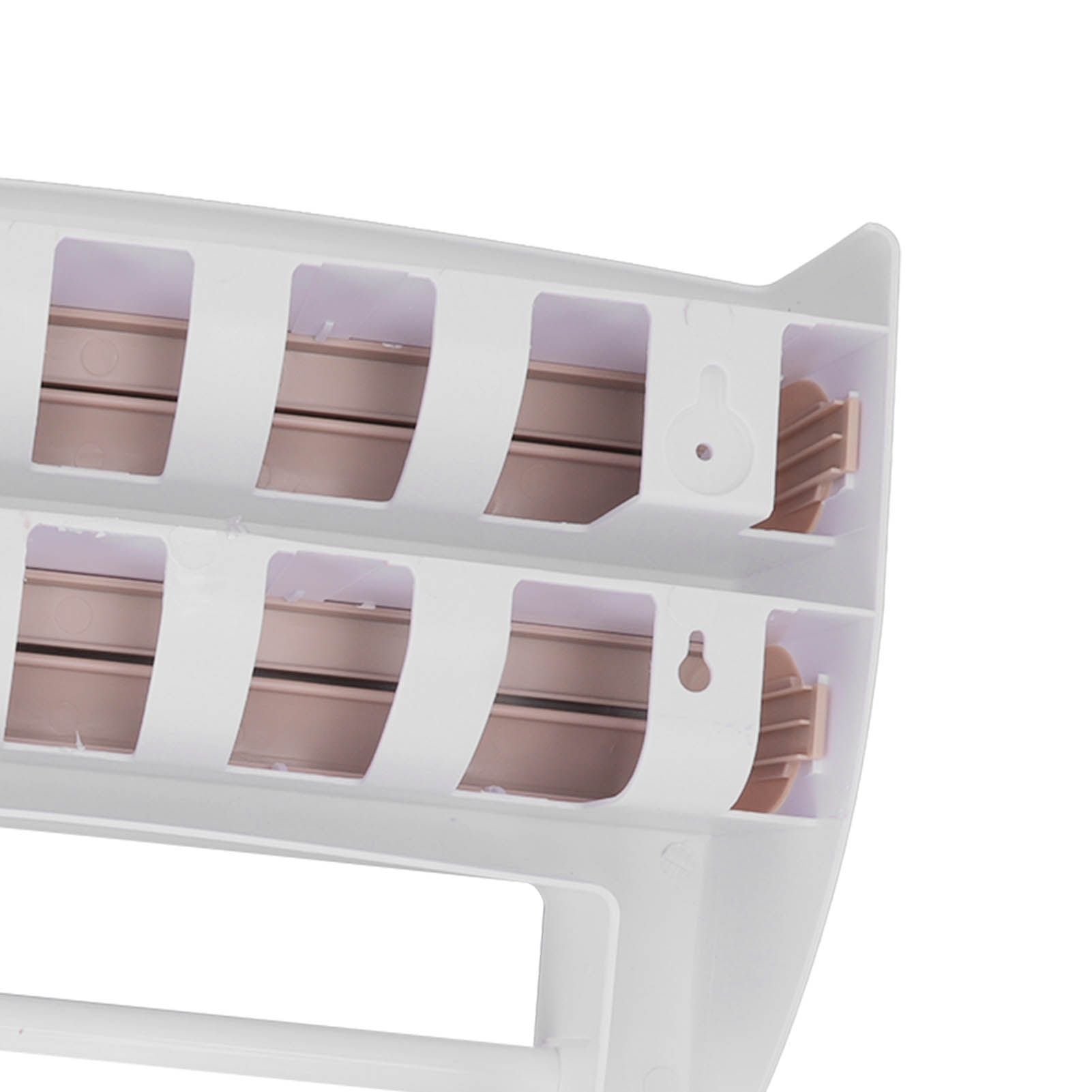 Cling Film Holder Wall Mount Multifunctional Cling Film Cutter with Screws for Kitchen Khaki V1294-YM3118220232611-0421