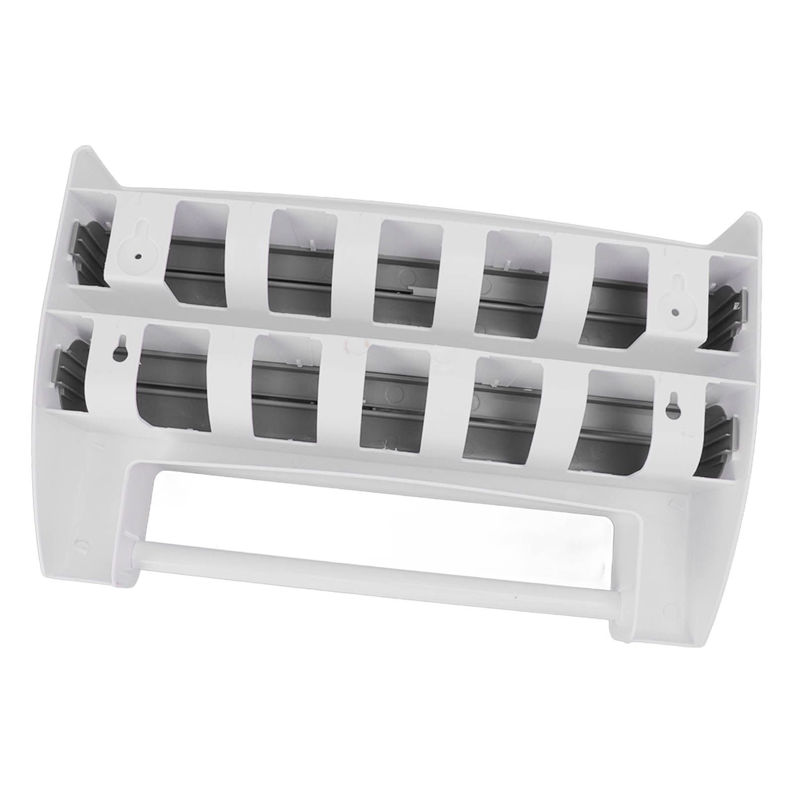 Cling Film Holder Wall Mount Multifunctional Cling Film Cutter with Screws for Kitchen Grey Blue V1294-YM3118220232612-0421