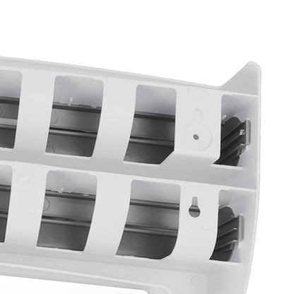 Cling Film Holder Wall Mount Multifunctional Cling Film Cutter with Screws for Kitchen Grey Blue V1294-YM3118220232612-0421