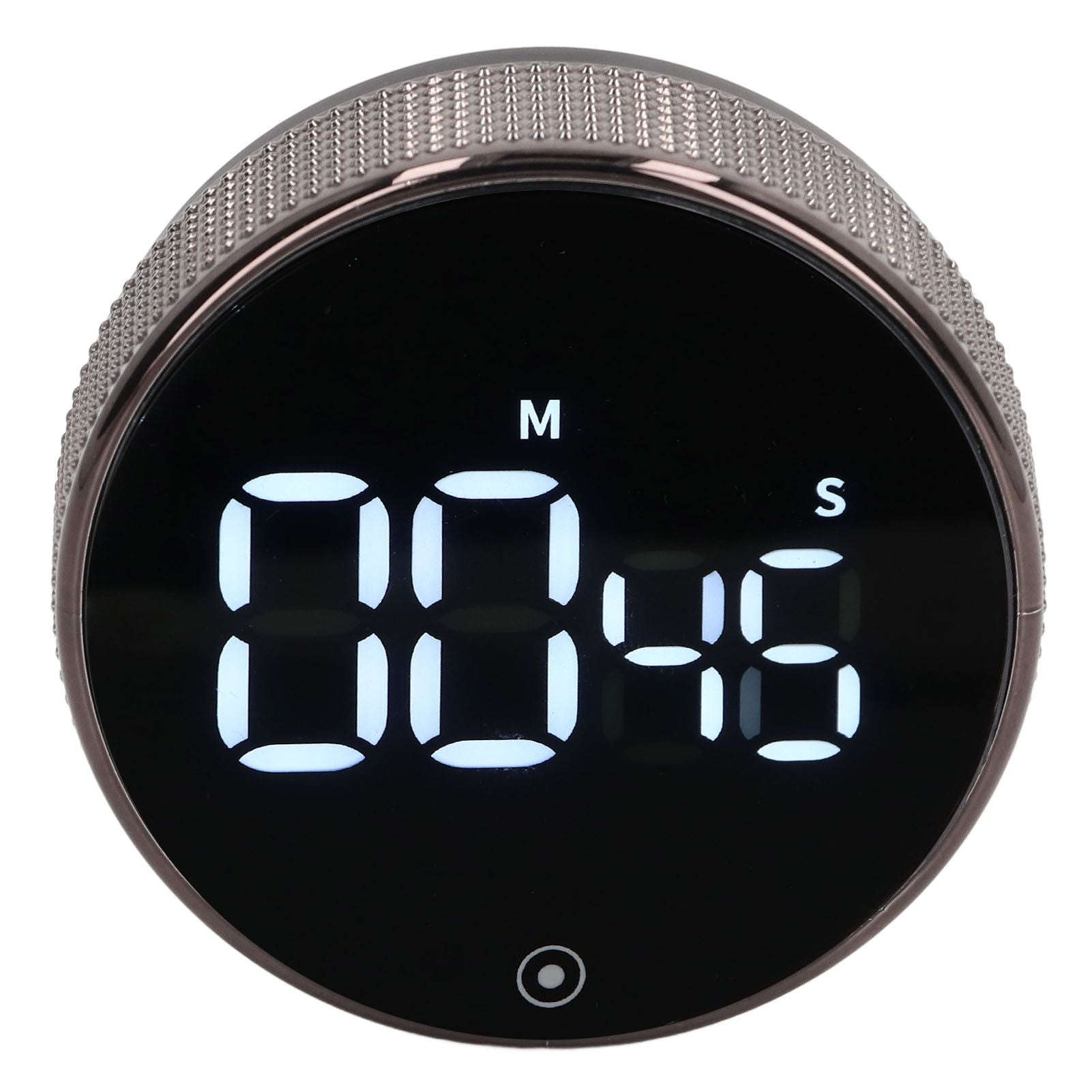 Kitchen Timer Rotating Silent Magnetic Suction Kids Study Timer LED Countdown Timer Black V1294-YM3118220235011-0421