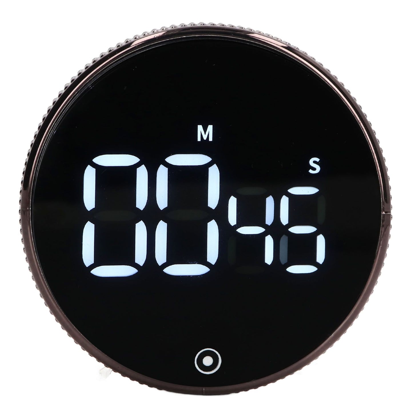 Kitchen Timer Rotating Silent Magnetic Suction Kids Study Timer LED Countdown Timer Black V1294-YM3118220235011-0421