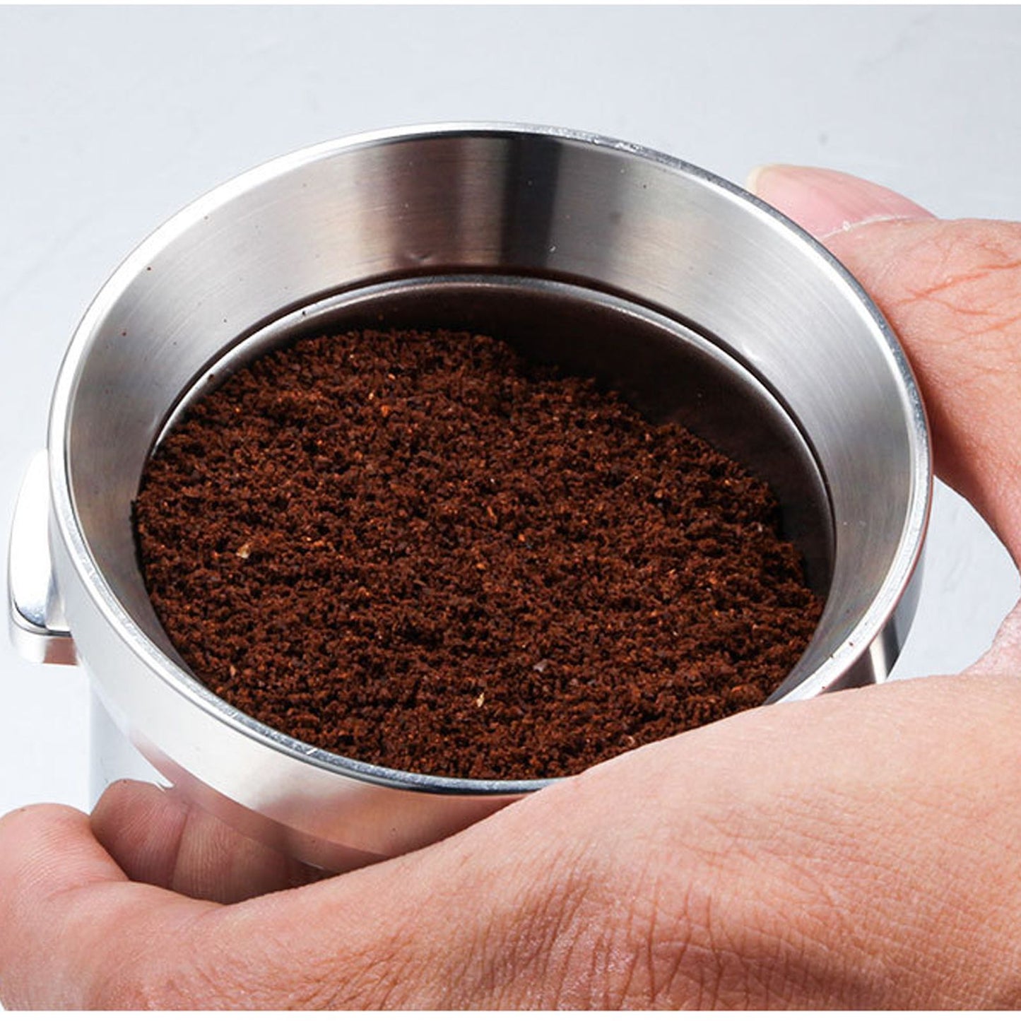 Intelligent Dosing Ring Brewing Bowl Portafilter Magnetic Coffee Powder Dosing Ring Making Tool 58mm V1294-YM3118220235414-0421