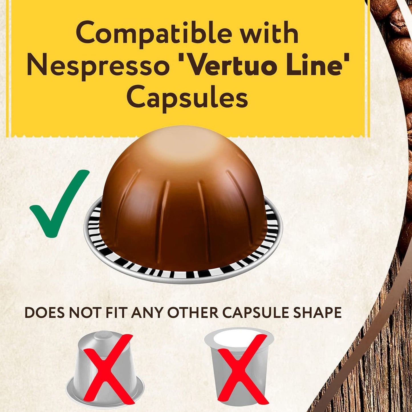 Wall Capsule Holder Compatible For VertuoLine Capsule Pods Vertically Horizontally Mounted Coffee Capsule V1294-YM3118220235811-0421