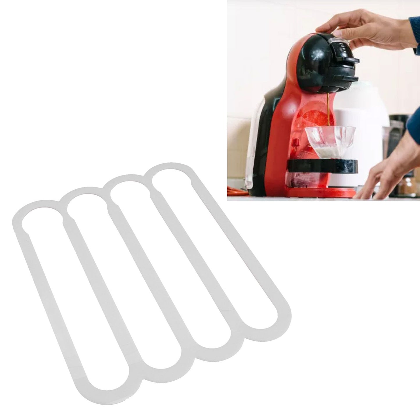 Wall Capsule Holder Compatible For VertuoLine Capsule Pods Vertically Horizontally Mounted Coffee Capsule V1294-YM3118220235812-0421