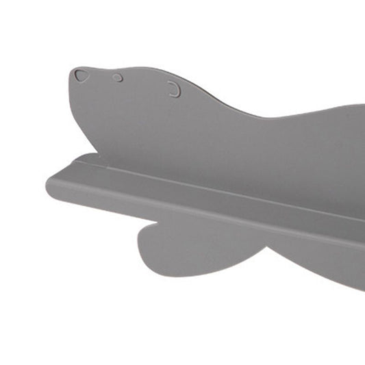 Kitchen Sink Water Splashing Guard Silicone Water Splatter Guard with Suction Cup for Dishes Washing Grey Bear V1294-YM3118220235912-0421