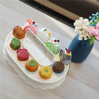Rotating Cupcakes Machine Automatic Rotating Display Table Swing Tray for Kids Birthday Party Gifts Dessert V1294-YM3118220236012-0421