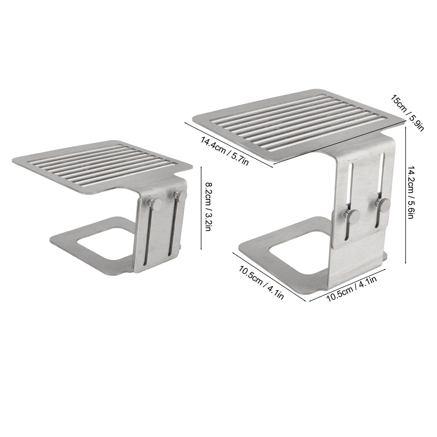 Coffee Machine Scale Rack Stainless Steel Height Adjustable Strong Weighing Rack Silver V1294-YM3118220236211-0421