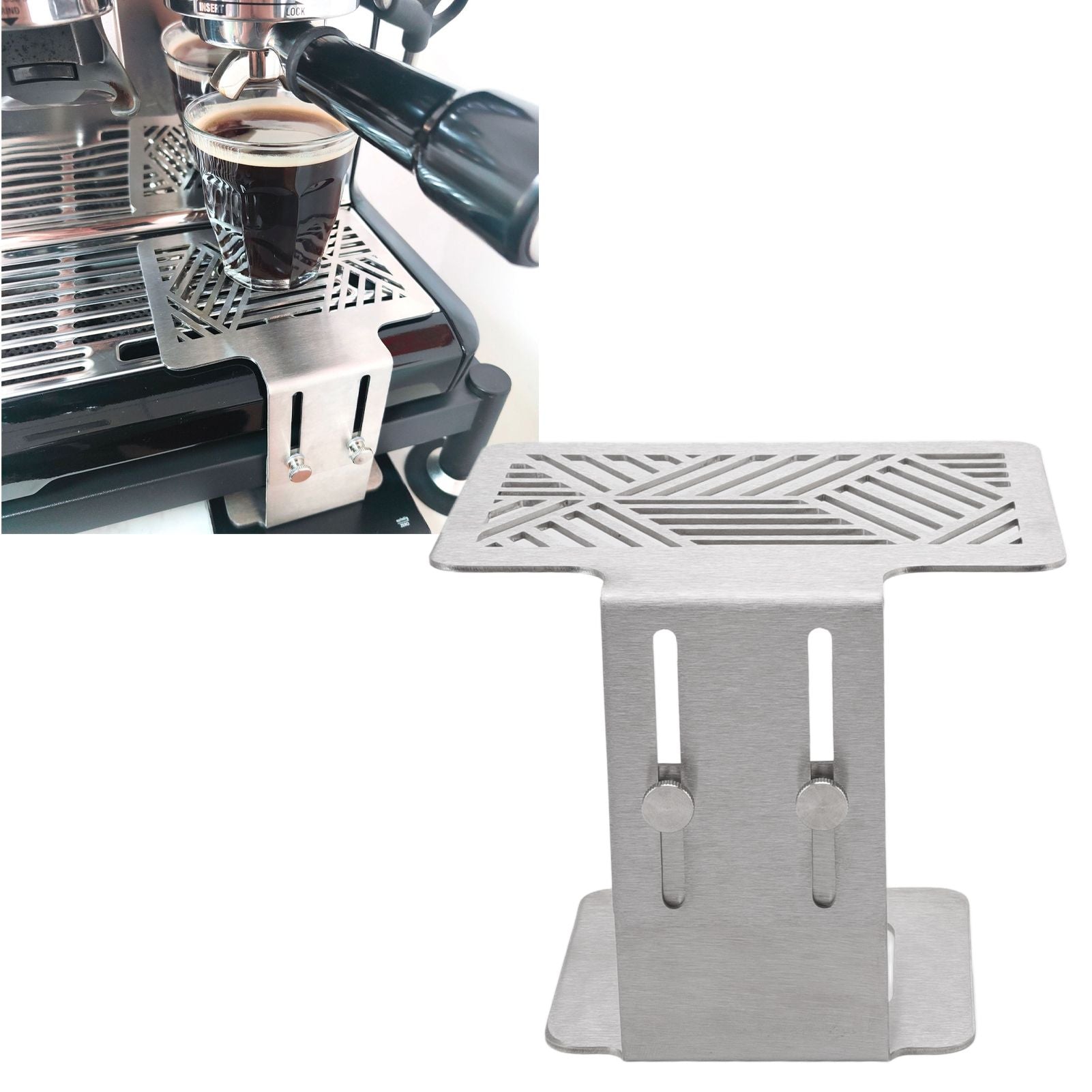 Coffee Machine Electronic Scale Rack 304 Stainless Steel Adjustable Height Coffee Machine Scale Weighing V1294-YM3118220236411-0421