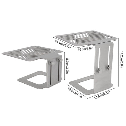 Coffee Machine Electronic Scale Rack 304 Stainless Steel Adjustable Height Coffee Machine Scale Weighing V1294-YM3118220236411-0421