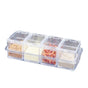 Kitchen Seasoning Jar Set Acrylic Condiment Storage Box Transparent Salt Sugar Spice Jar Set V1294-YM3118220238411-0421