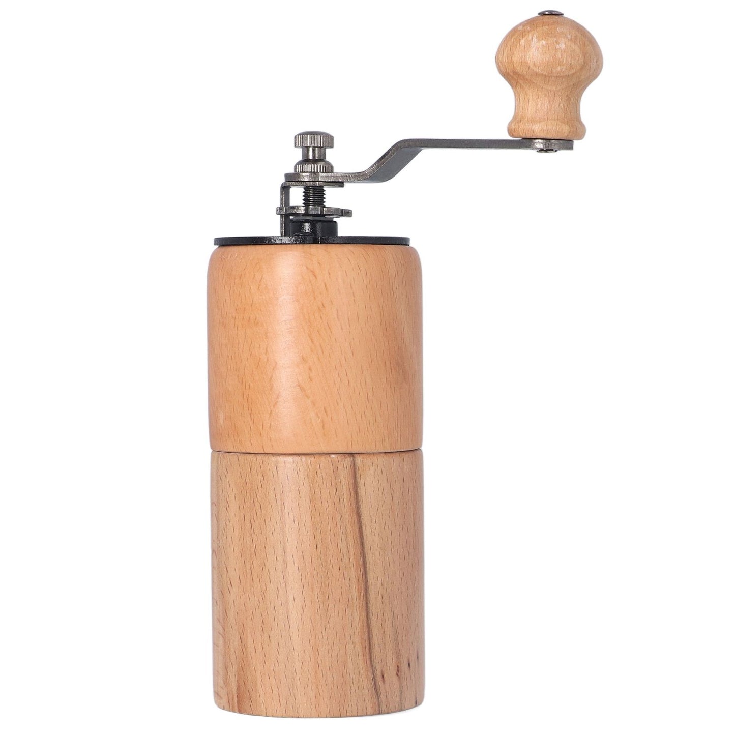 Manual Coffee Grinder Adjustable Coarseness Quiet Portable Wooden Hand Crank Coffee Mill for Home Cafe L V1294-YM3118220239212-0421