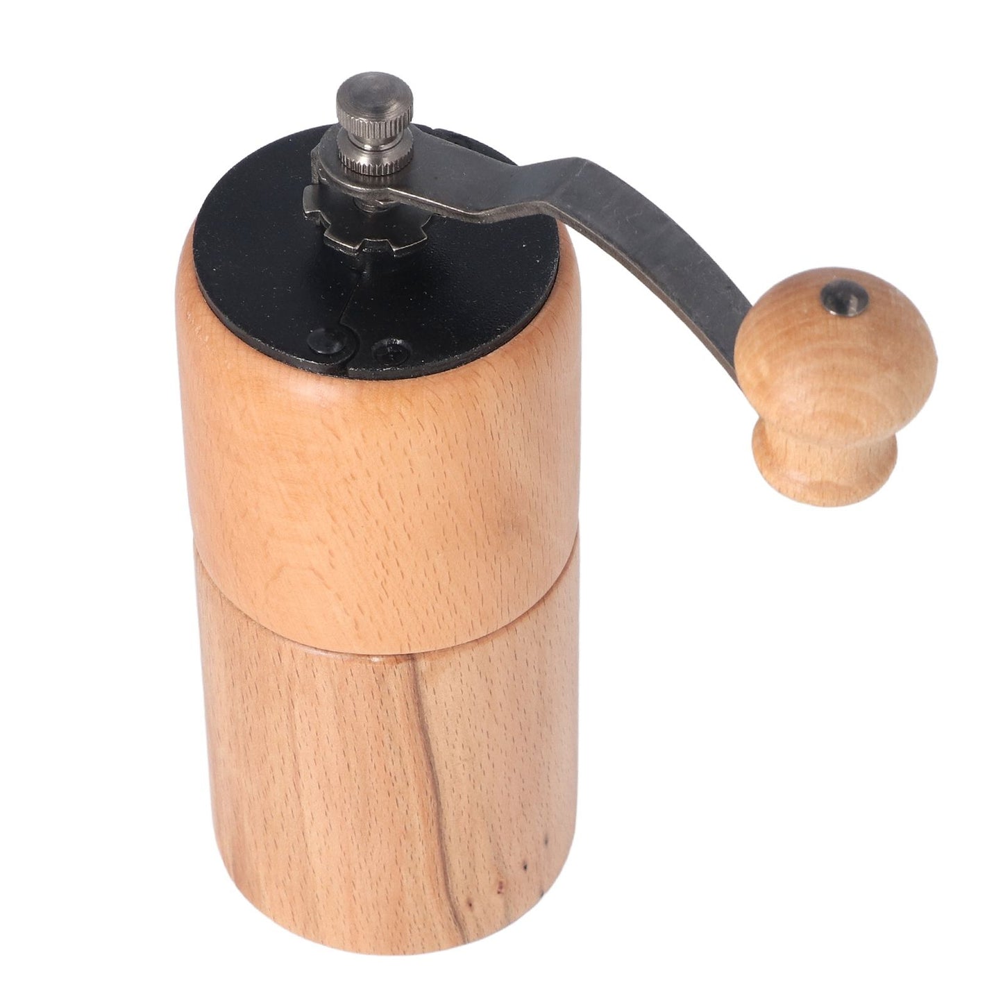 Manual Coffee Grinder Adjustable Coarseness Quiet Portable Wooden Hand Crank Coffee Mill for Home Cafe L V1294-YM3118220239212-0421