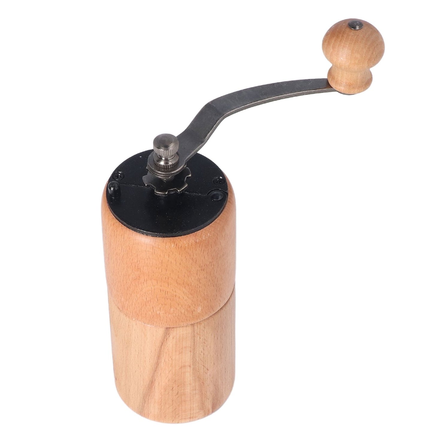 Manual Coffee Grinder Adjustable Coarseness Quiet Portable Wooden Hand Crank Coffee Mill for Home Cafe L V1294-YM3118220239212-0421
