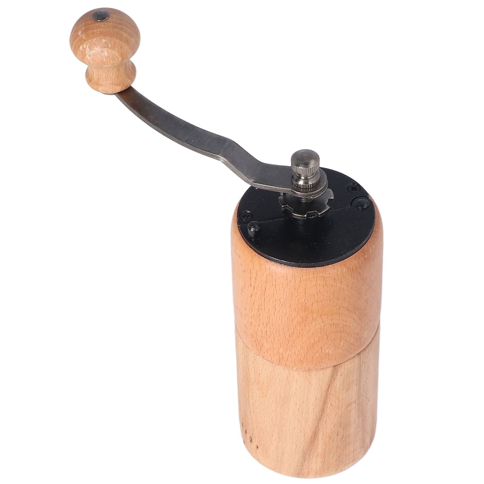 Manual Coffee Grinder Adjustable Coarseness Quiet Portable Wooden Hand Crank Coffee Mill for Home Cafe L V1294-YM3118220239212-0421