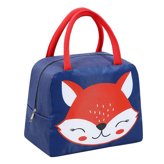 Lunch Bag Cute Cartoon Animal Pattern Waterproof Large Capacity Portable Thermal Insulation Lunch Box Bag for V1294-YM3118220239811-0421
